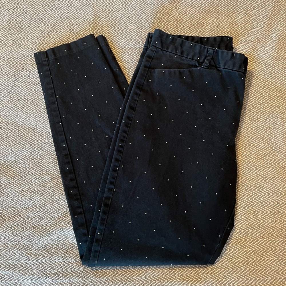 Women’s Gap polka dot pants, size 8